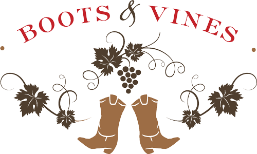 Boots and Vines event logo with transparent background