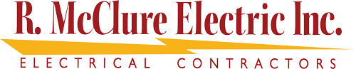 R. McClure Electric Inc. horizontal logo