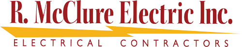 RMcClure-logo R. McClure Electric Inc. horizontal logo